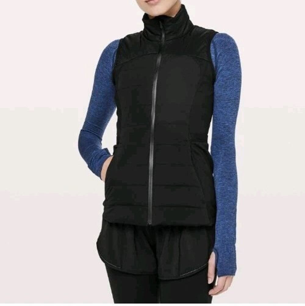 Lululemon Down For It All VestBlack Lightweight Packable Size 2